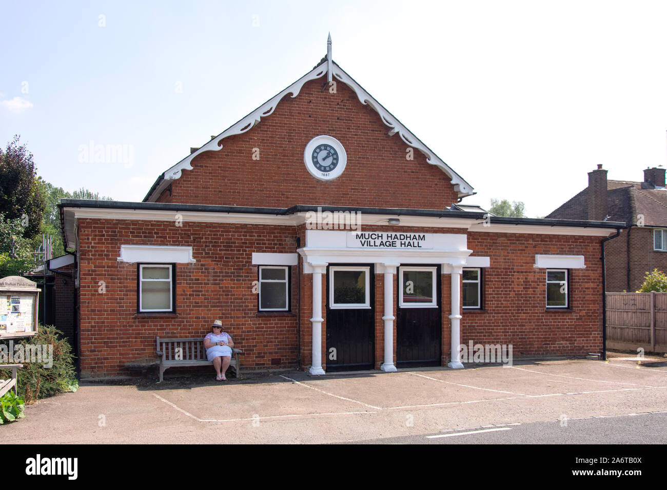 Much hadham village hall building high street exterior street to hires