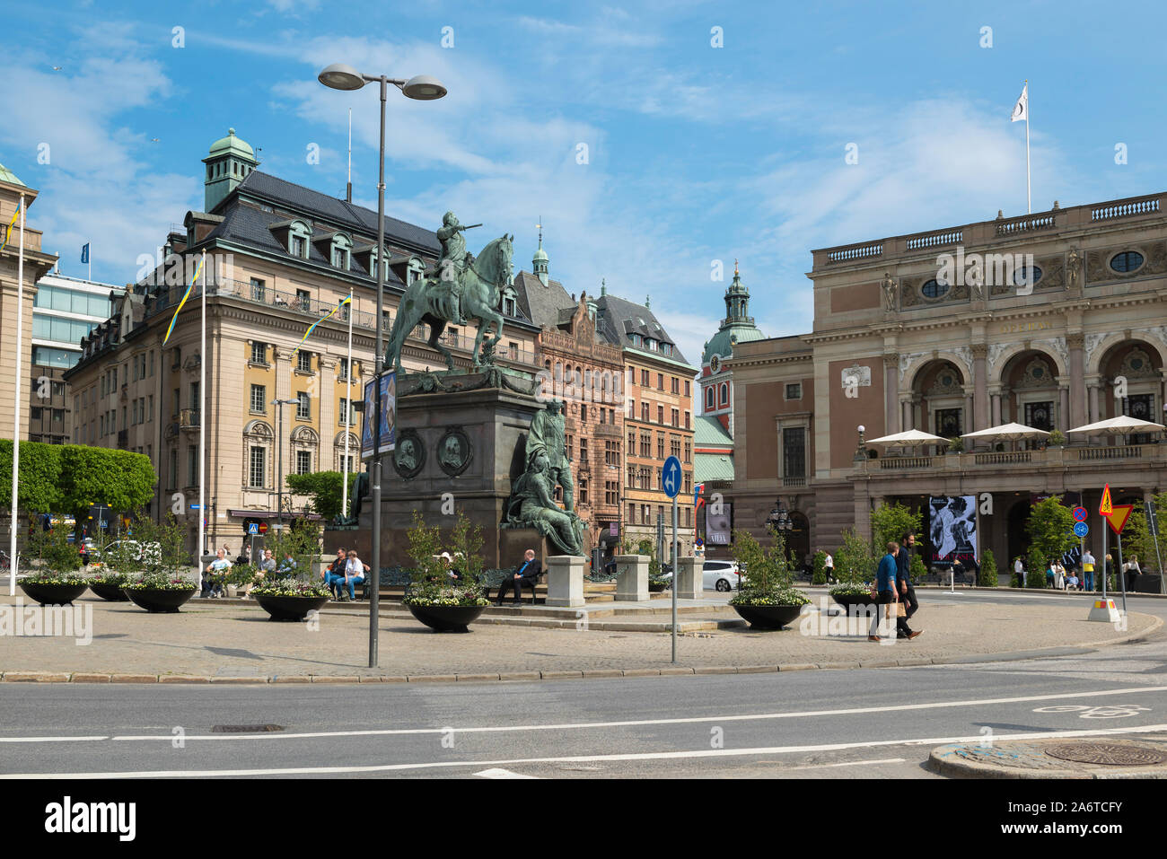 Gustav adolfs torg square in hi-res stock photography and images - Alamy