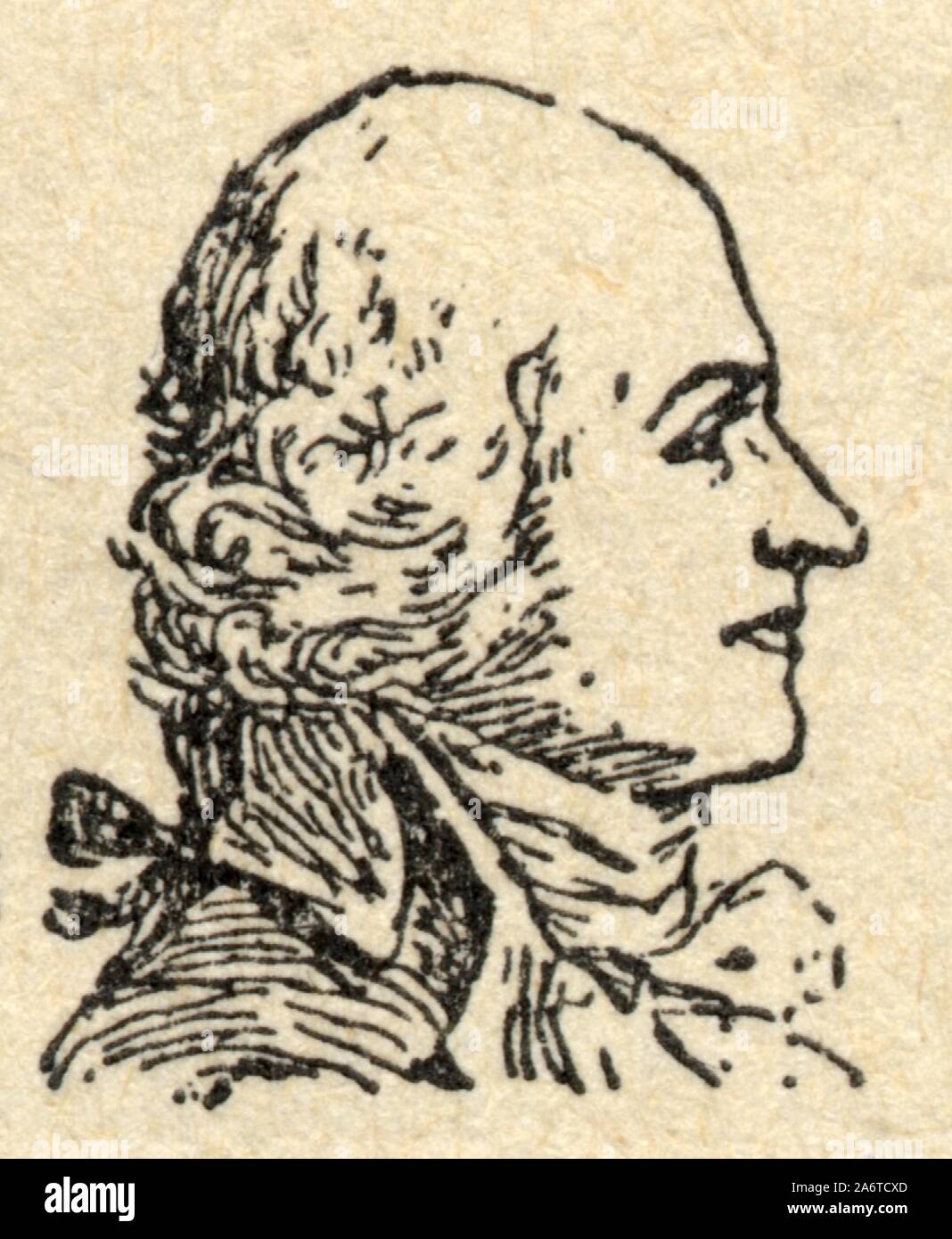 Lazare Carnot est un mathématicien, physicien, général et homme politique français, né à Nolay le 13 mai 1753 et mort en exil à Magdebourg le 2 août 1 Stock Photo
