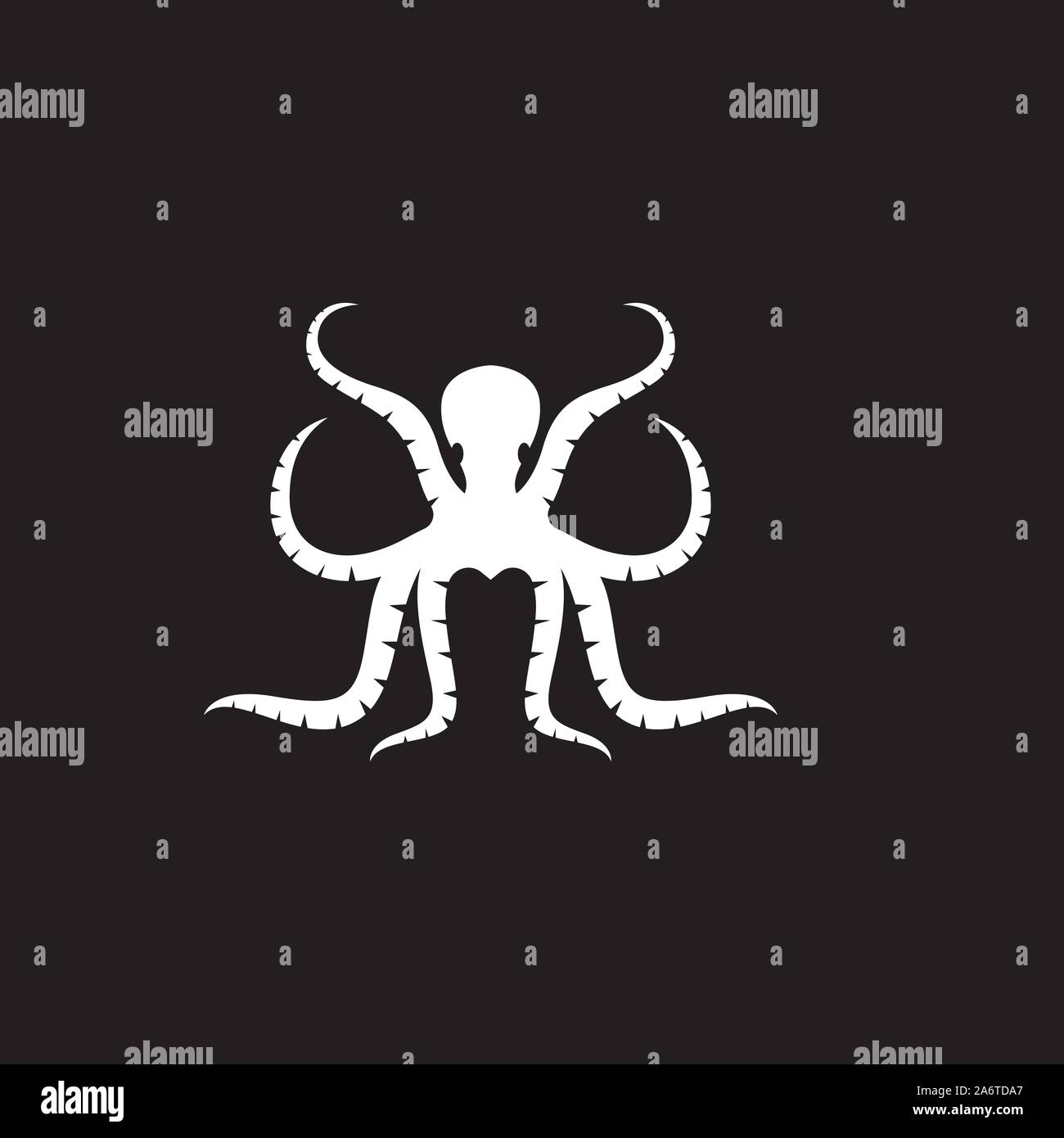 octopus vector icon illustration design template Stock Vector Image ...