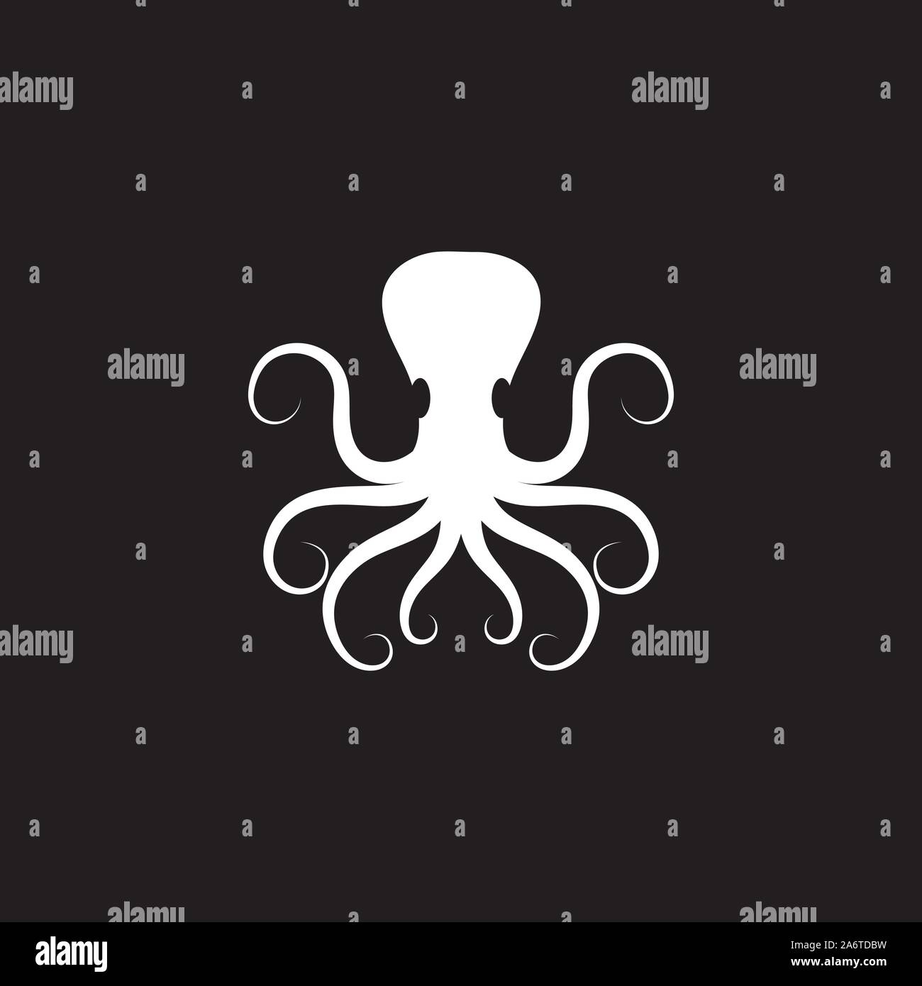 octopus vector icon illustration design template Stock Vector Image ...