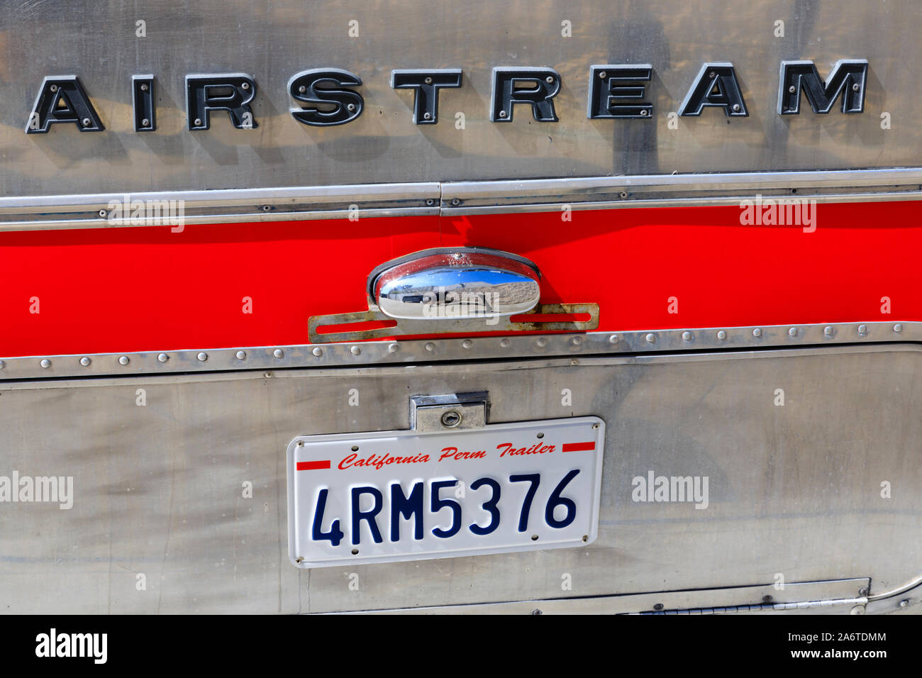 Airstream International caravan, California, United States of America Stock Photo