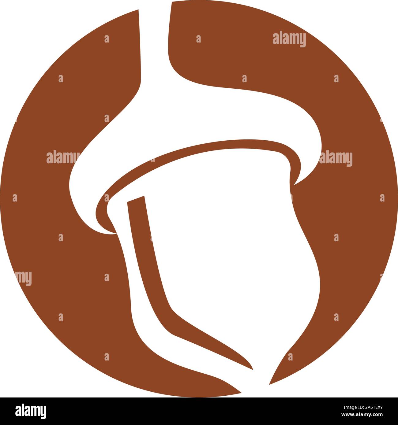 Acorn oak logo ilustration vector Stock Vector Image & Art - Alamy