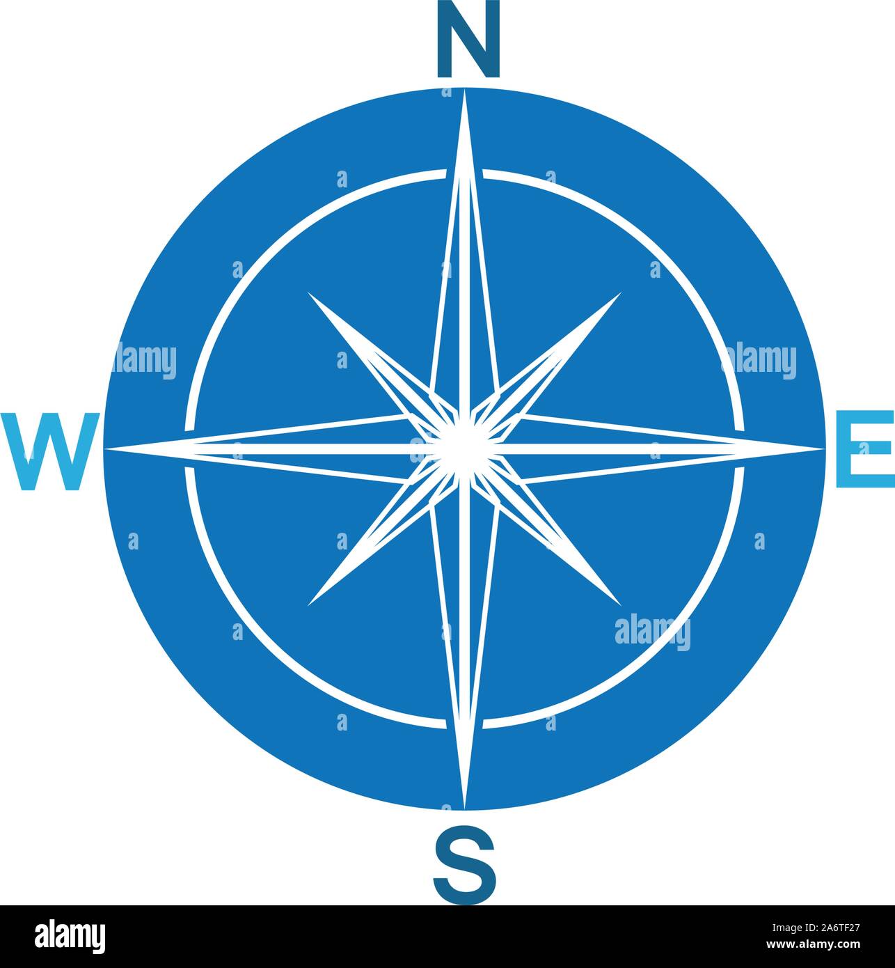 Compass icon Template vector icon illustration design Stock Vector