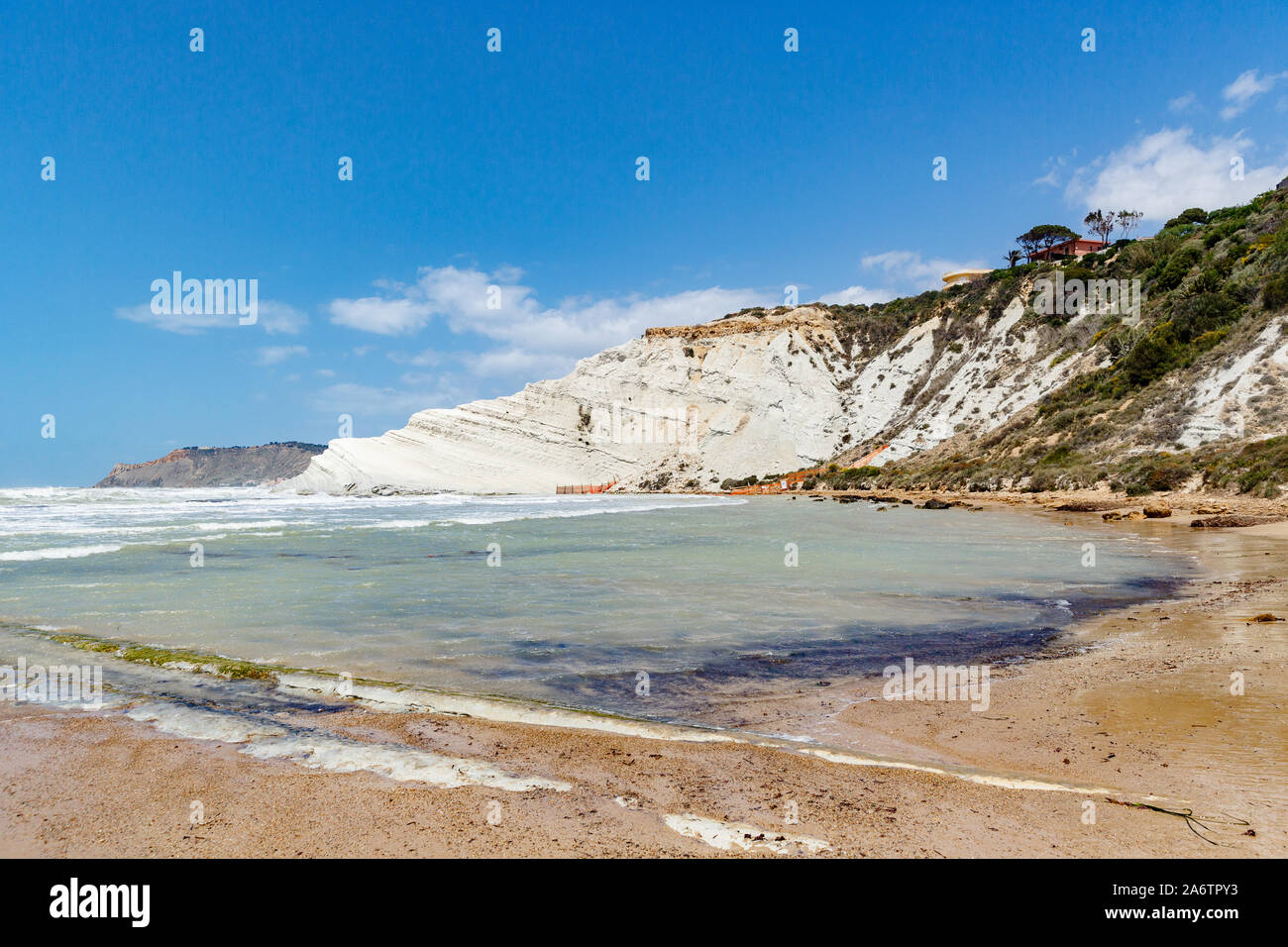 Realmonte rocky white cliffs Stair of the Turks or Scala dei Turchi, Realmonte ...