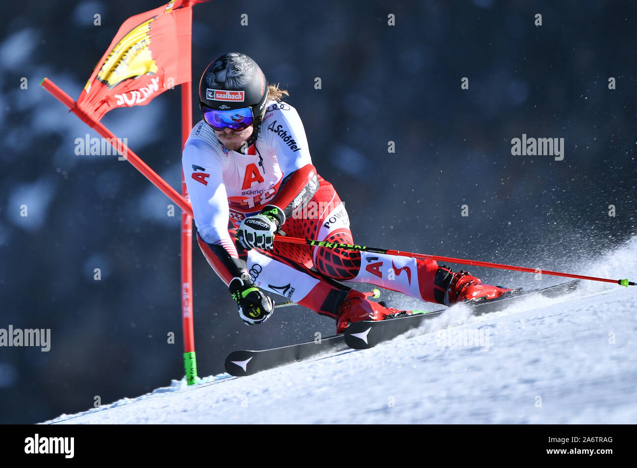 Manuel Feller Aut Action Men S Giant Slalom Men S Giant Slalom Alpine Skiing World Cup In Soelden On The Rettenbachferner Rettenbach Glacier Season 2019 2020 19 20 On 27 10 2019 Usage Worldwide Stock Photo Alamy