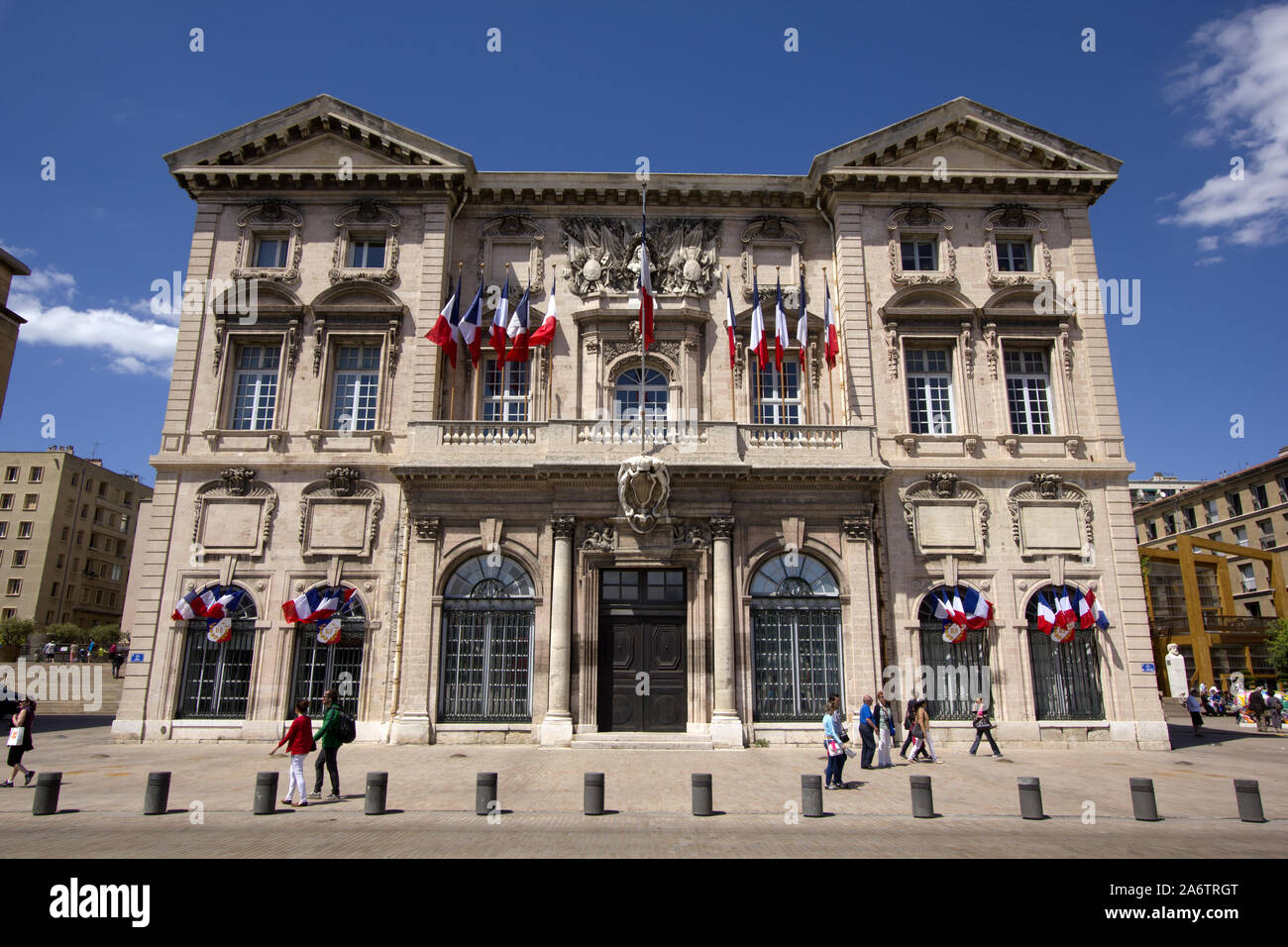 Old Town Hall, Marseille, France Stock Photo