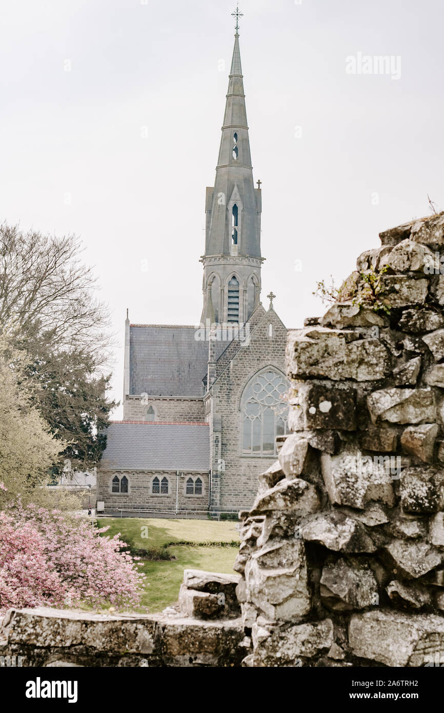 St. Patrick's Church Trim Castle Co Meath Ireland, catholic church Stock Photo