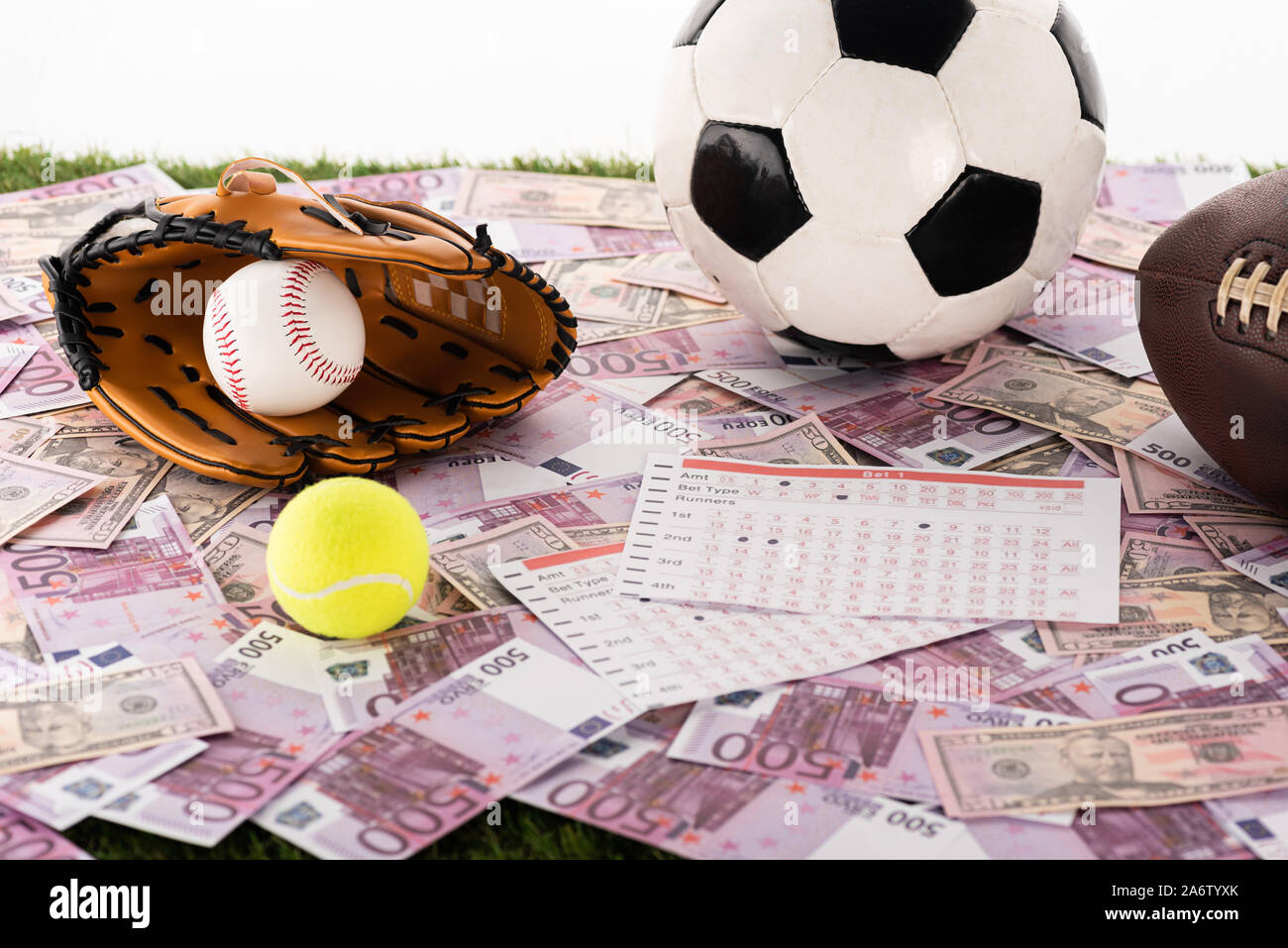 Fiery Soccer Ball Bet Concept Analysis Foto stock 2293061155