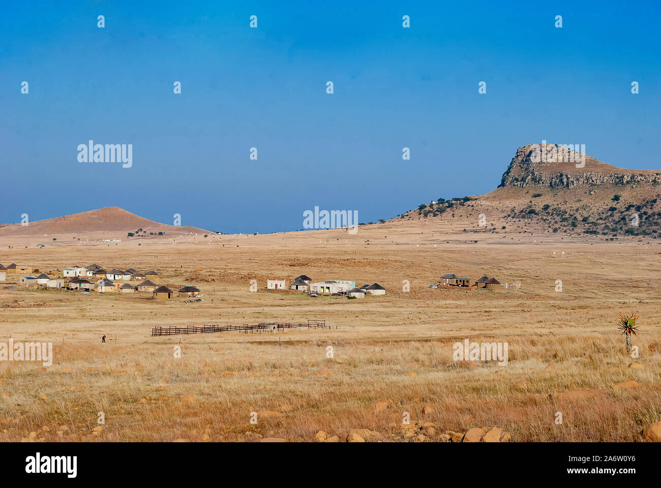 The site of the Battle of Isandlwana between the British Army and Zulus ...