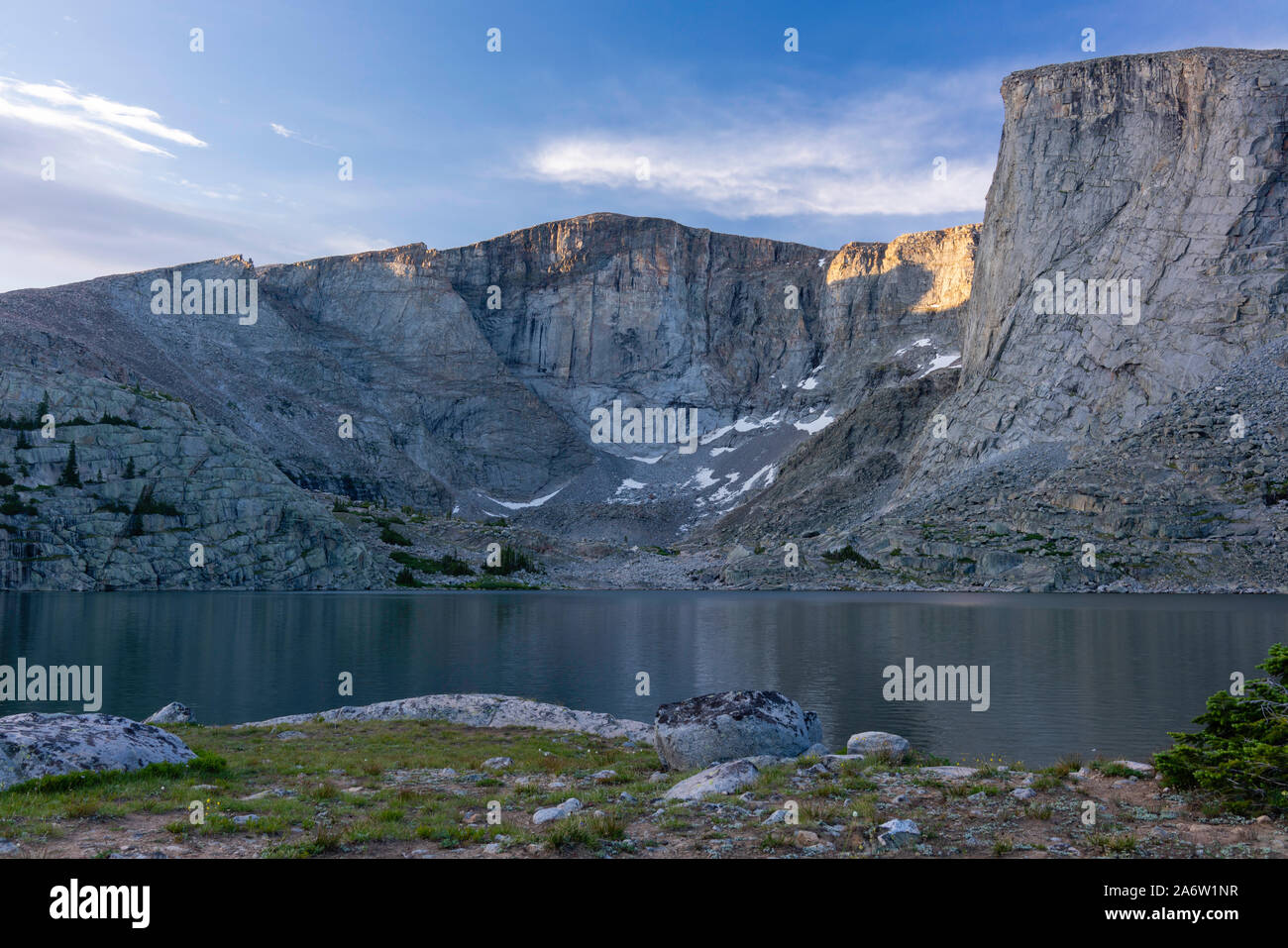 Sunrise over Lost Twin Lakes, Big Horn National Forest, Ten Sleep