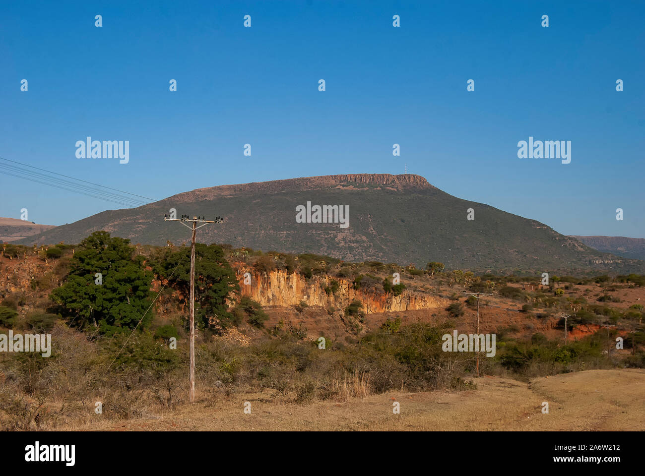 The rural landscape of KwaZulu Natal in South Africa Stock Photo - Alamy