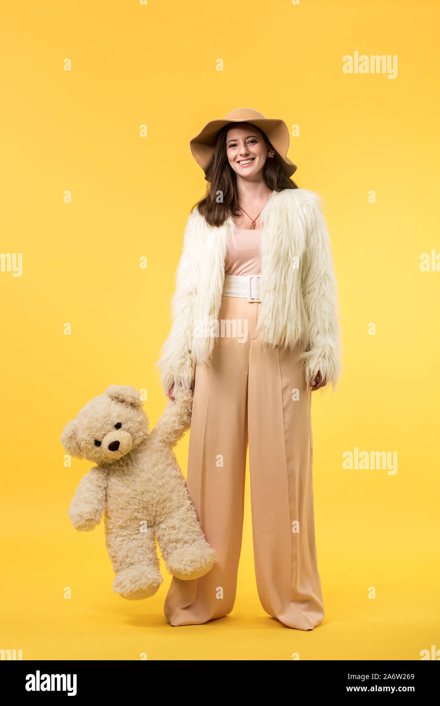 yellow teddy bear jacket