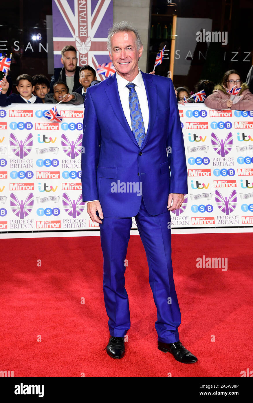 Hilary Jones arriving for the Pride of Britain Awards held at the The