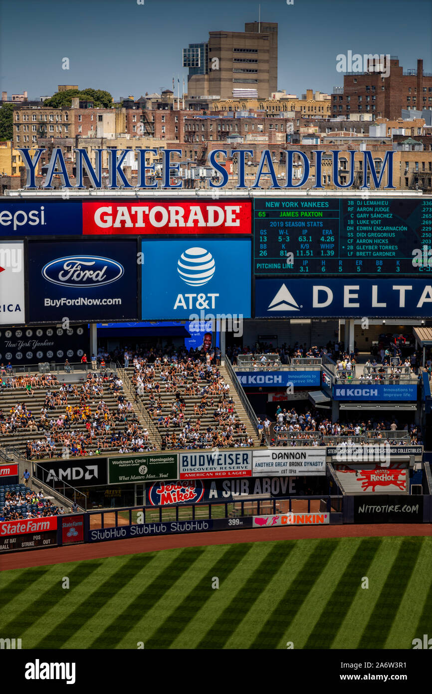 NY Yankee Stadium Stock Photo