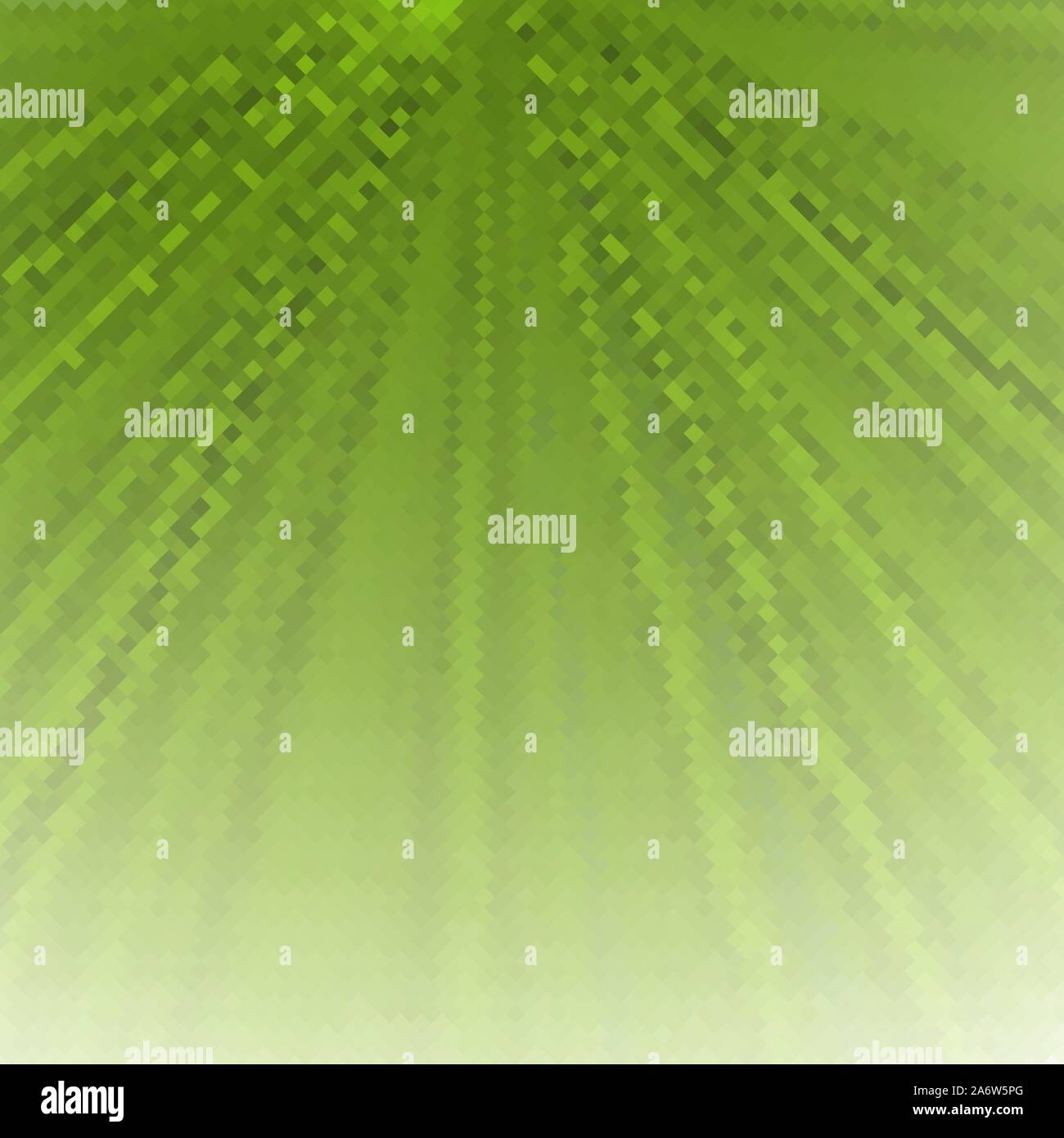 Green Polygonal Background. Rumpled Square Pattern. Low Poly Texture. Abstract Mosaic Modern Design. Origami Style Stock Vector