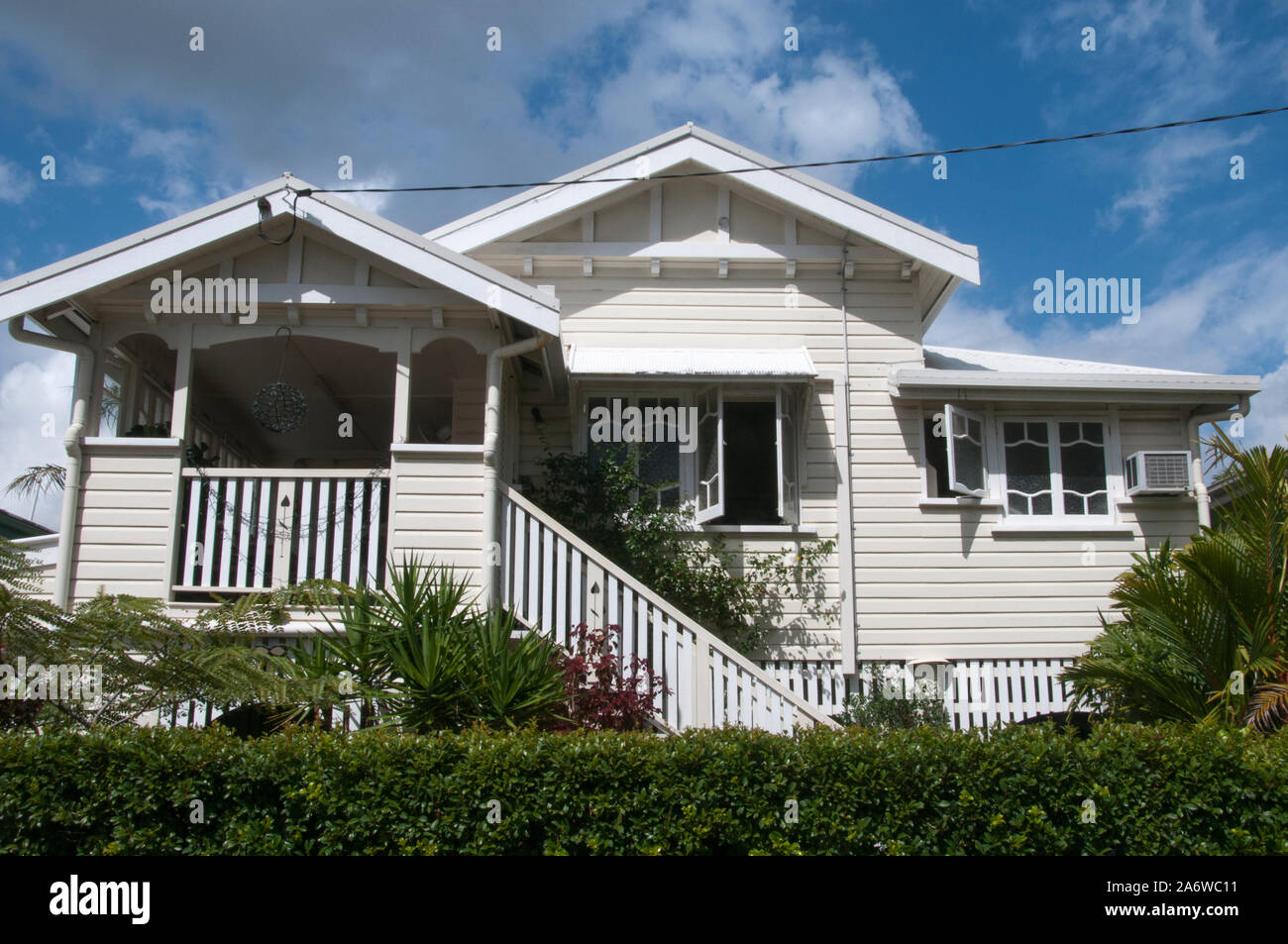 Traditional Queenslander houses in Lake Street, Cairns, Far North