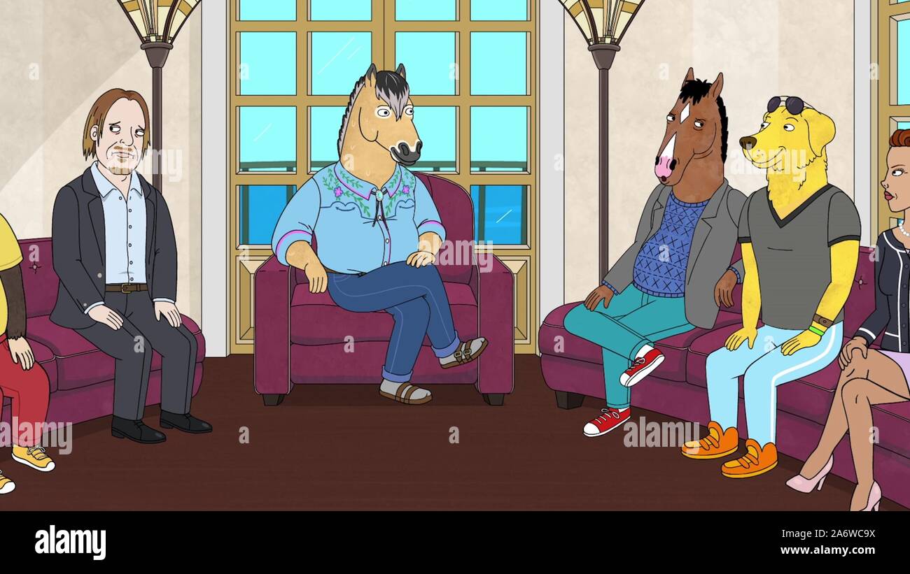 BOJACK HORSEMAN, from left: Pickles Aplenty (voice: Hong Chau), Mr.  Peanutbutter (voice: Paul F. Tomkins), (Season 6 / Part 2, Episode 611,  aired Jan. 31, 2020). photo: ©Netflix / Courtesy Everett Collection Stock  Photo - Alamy