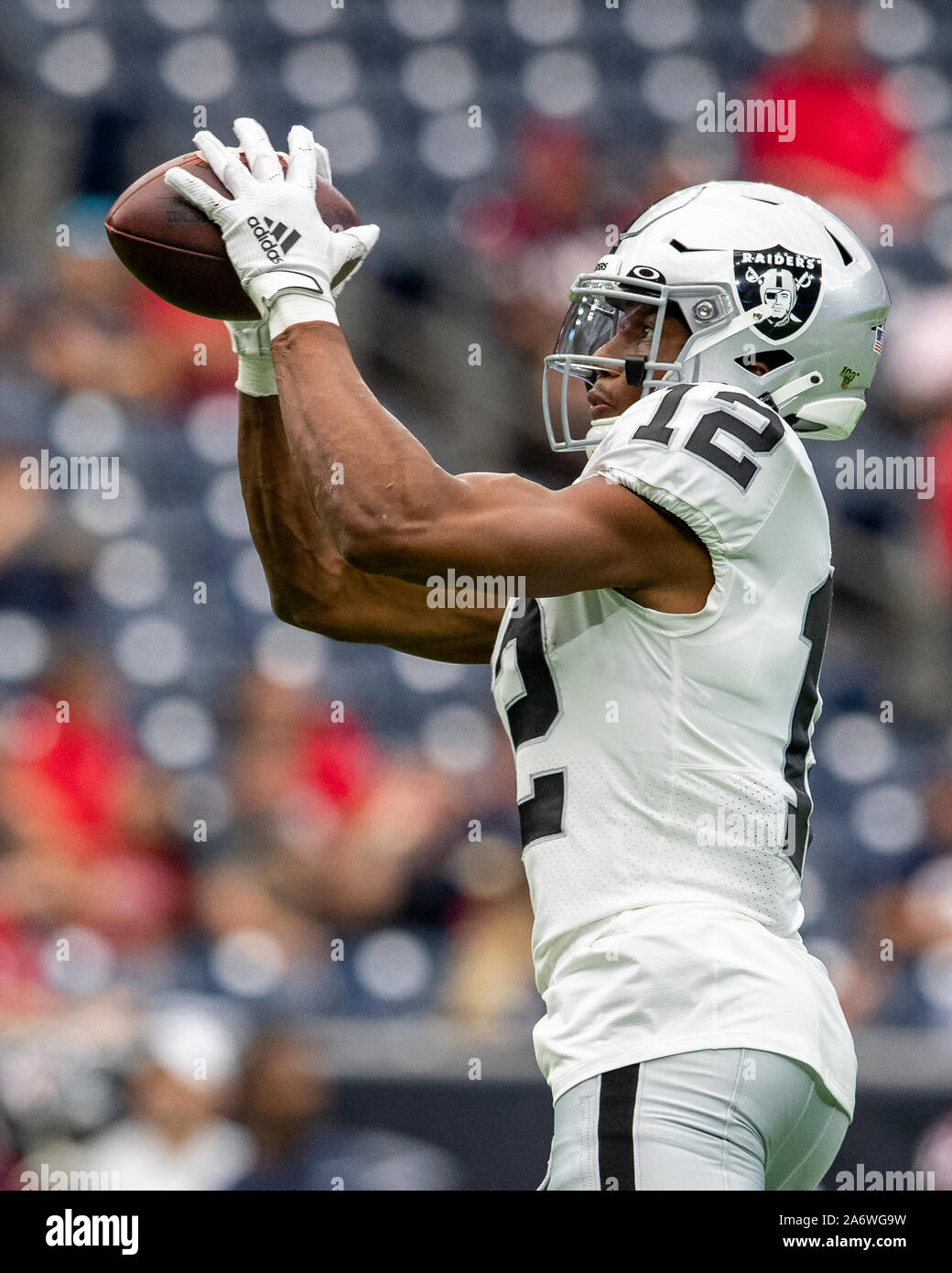 raiders football score on October 27 2019 Oakland Raiders Wide Receiver Zay Jones 12 Prior To The Game Against The