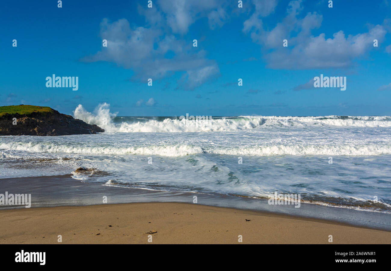 California, Bean Hollow State Beach, located in San Mateo County near Pescadero Stock Photo Alamy