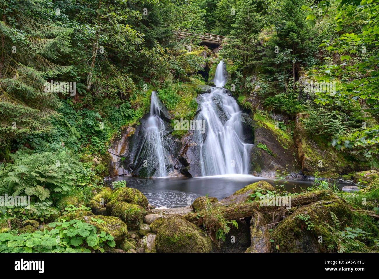 Triberg Waterfalls, Black Forest, Germany Stock Photo
