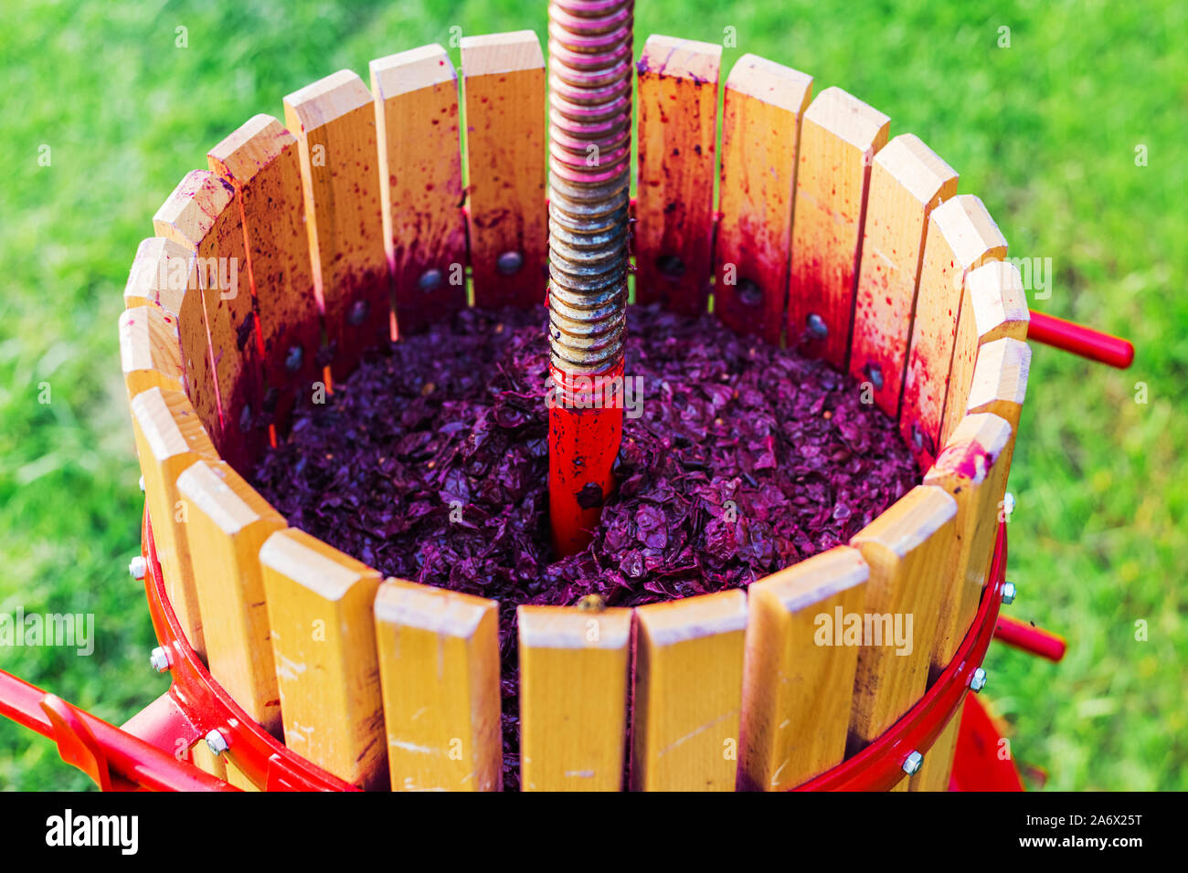 Antique grape press hires stock photography and images Alamy