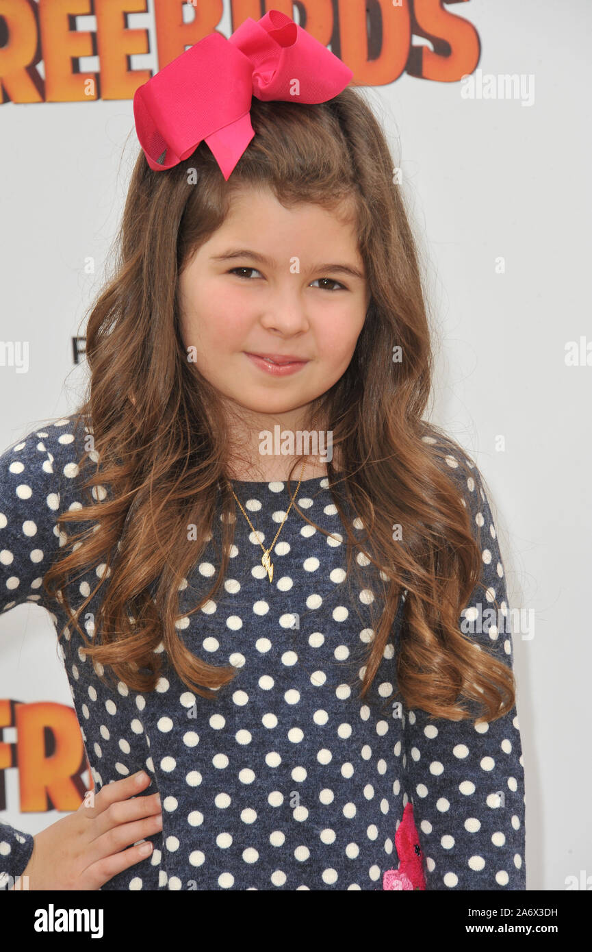 LOS ANGELES, CA. October 13, 2013: Addison Riecke at the world premiere ...