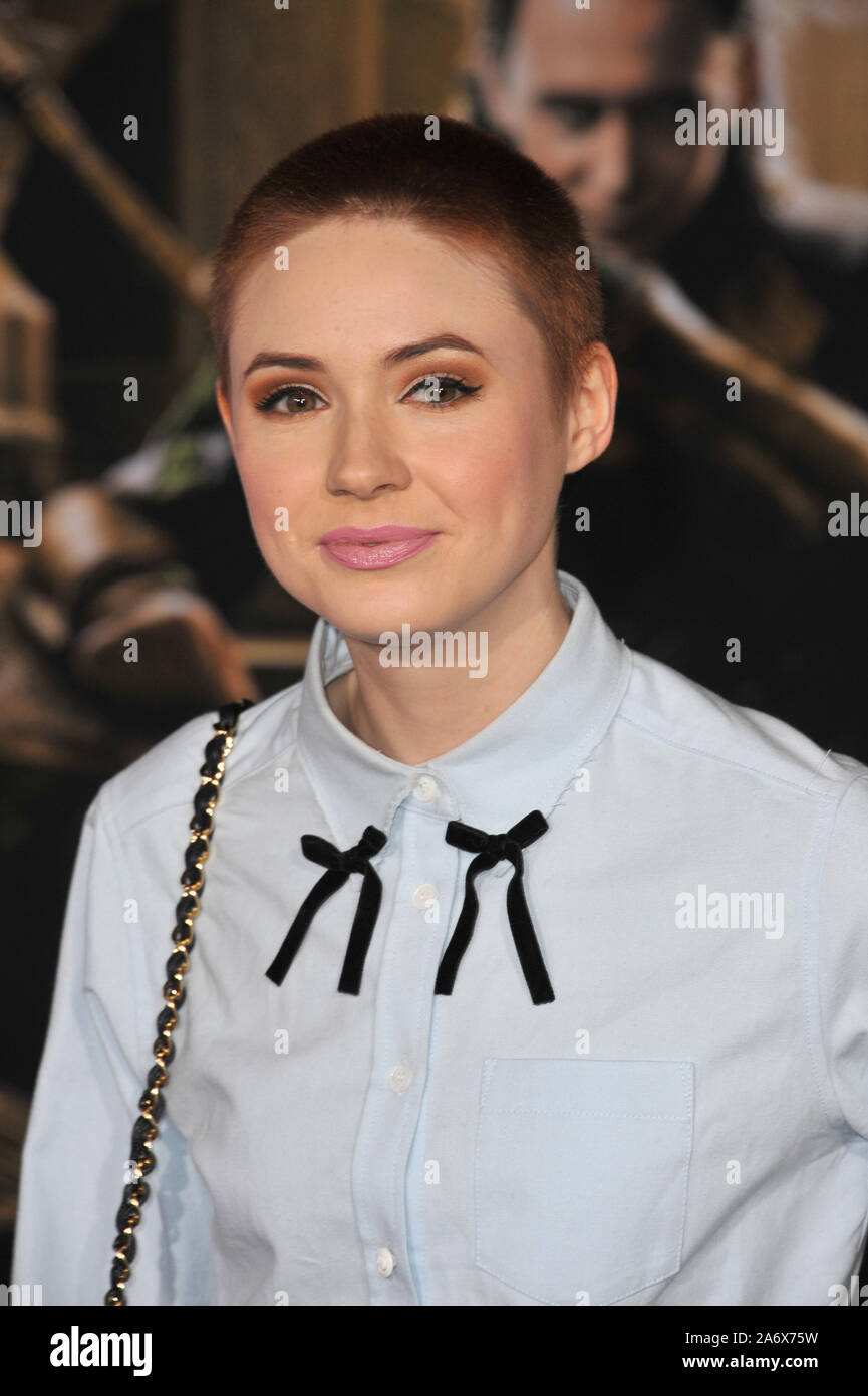 Portrait Actress Grey Shirt Bows Short Hair Close Cropped Hair