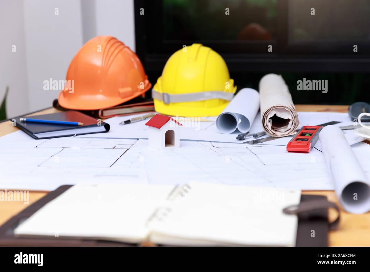 Engineer and Architect concept, Engineer Architects and Interior ...
