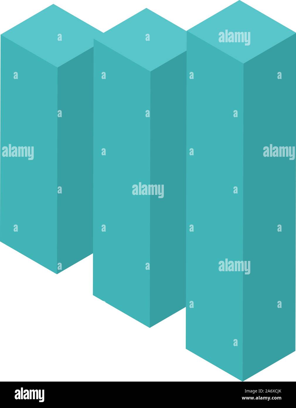 Graph bars icon, isometric style Stock Vector Image & Art - Alamy
