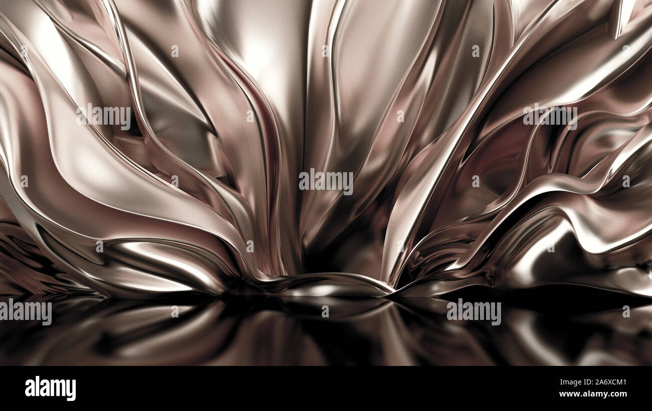 Luxury golden background. 3d rendering, 3d illustration Stock Photo - Alamy