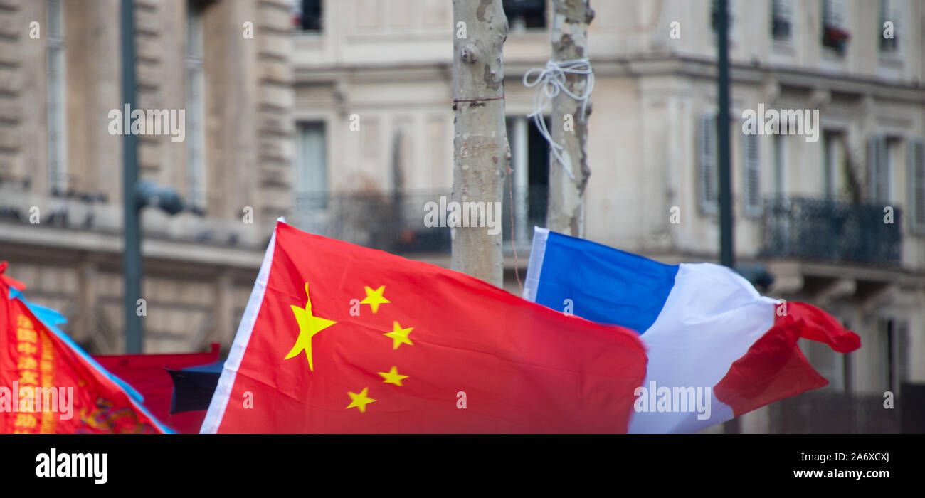 Chinese New Year Paris 2019 Stock Photo