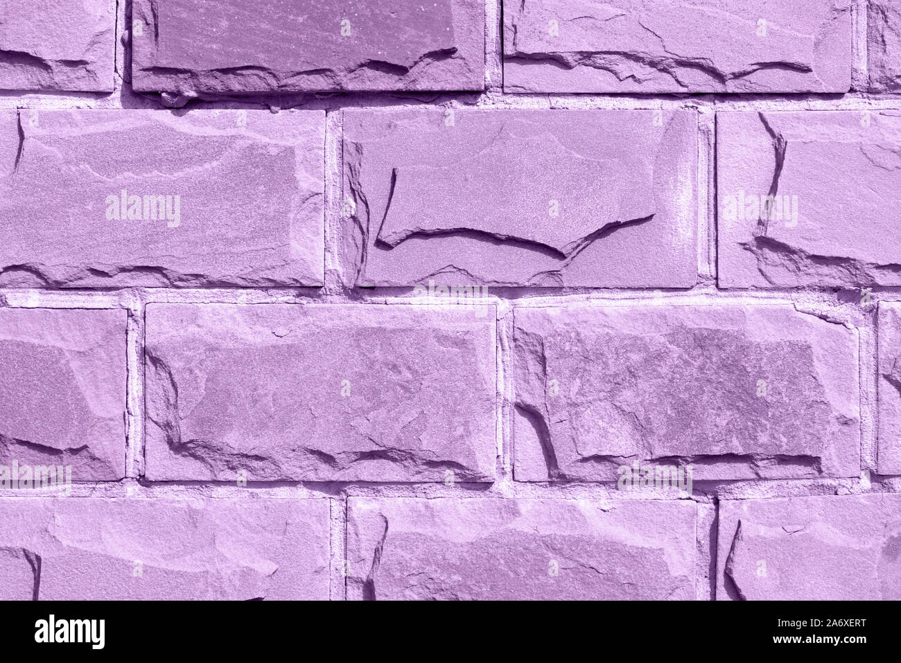 Cladding tiles close up. Abstract background lilac color toned Stock Photo