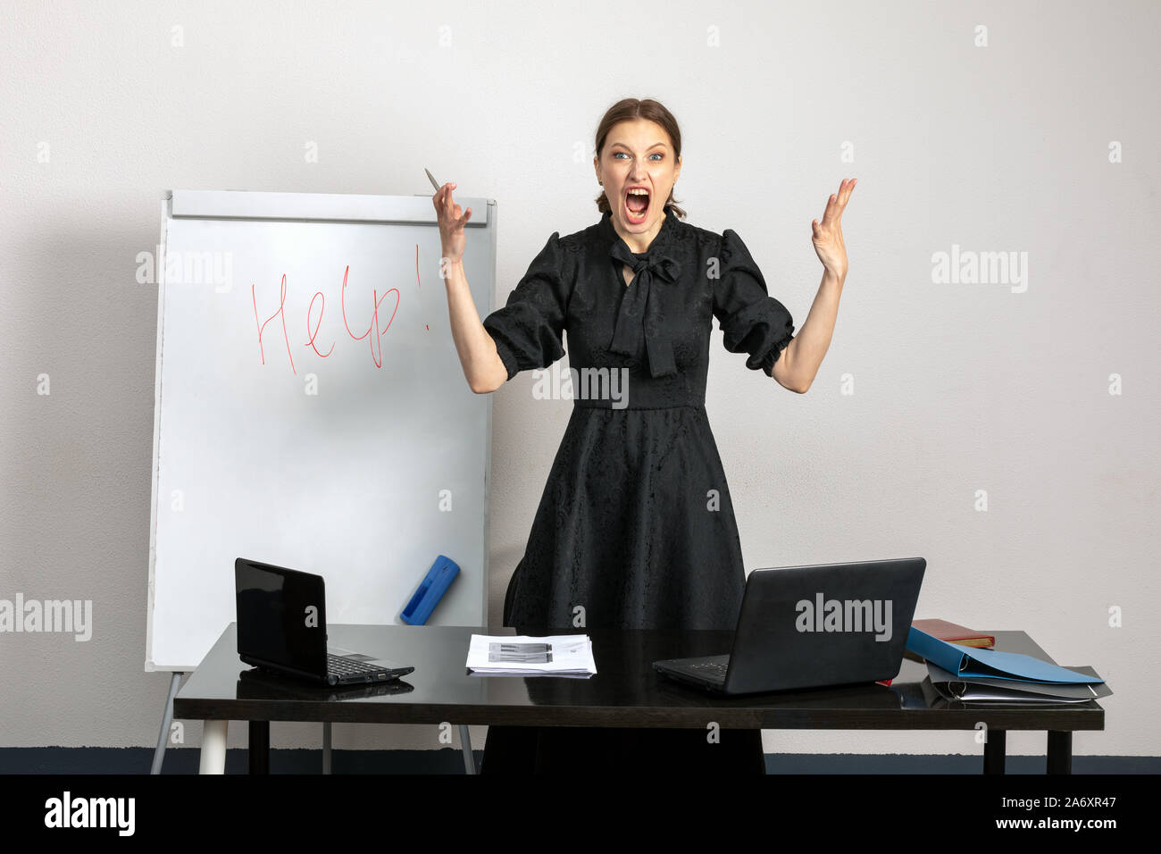 Girl podium speech hi-res stock photography and images - Alamy