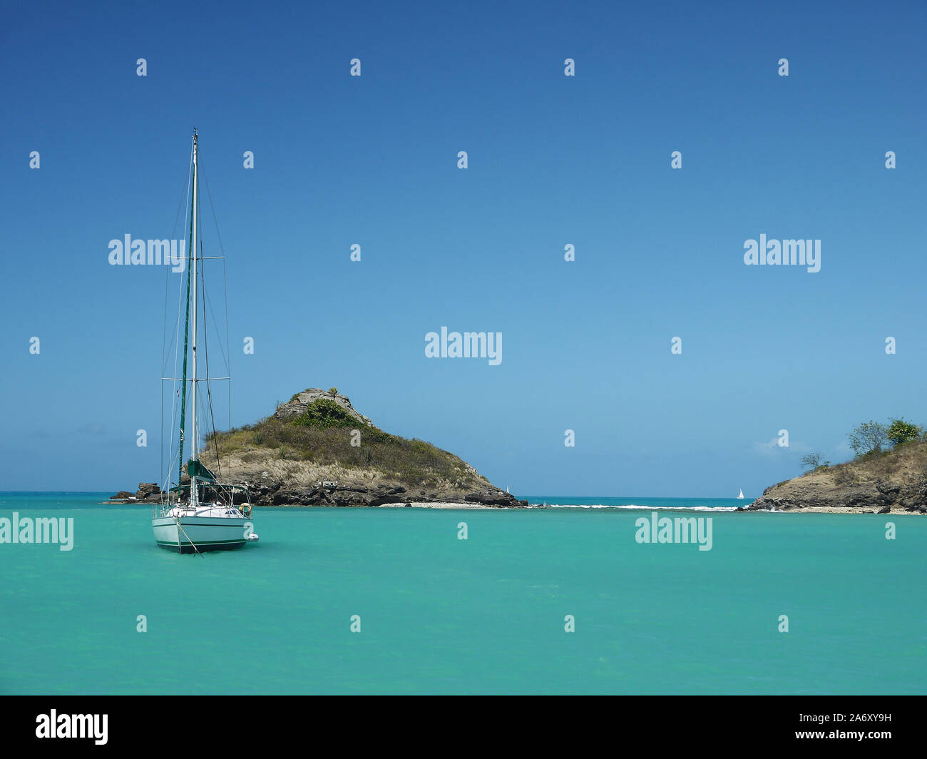 Deep Bay, Antigua & Barbuda, Caribbean Sea Stock Photo - Alamy
