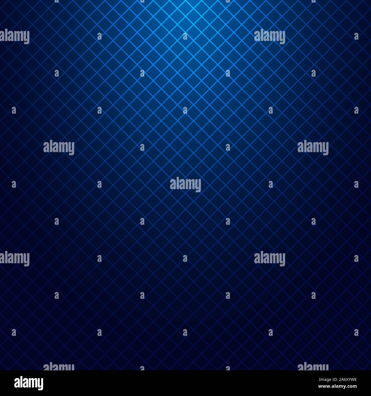 Grid lines pattern on dark blue background and texture with lighting