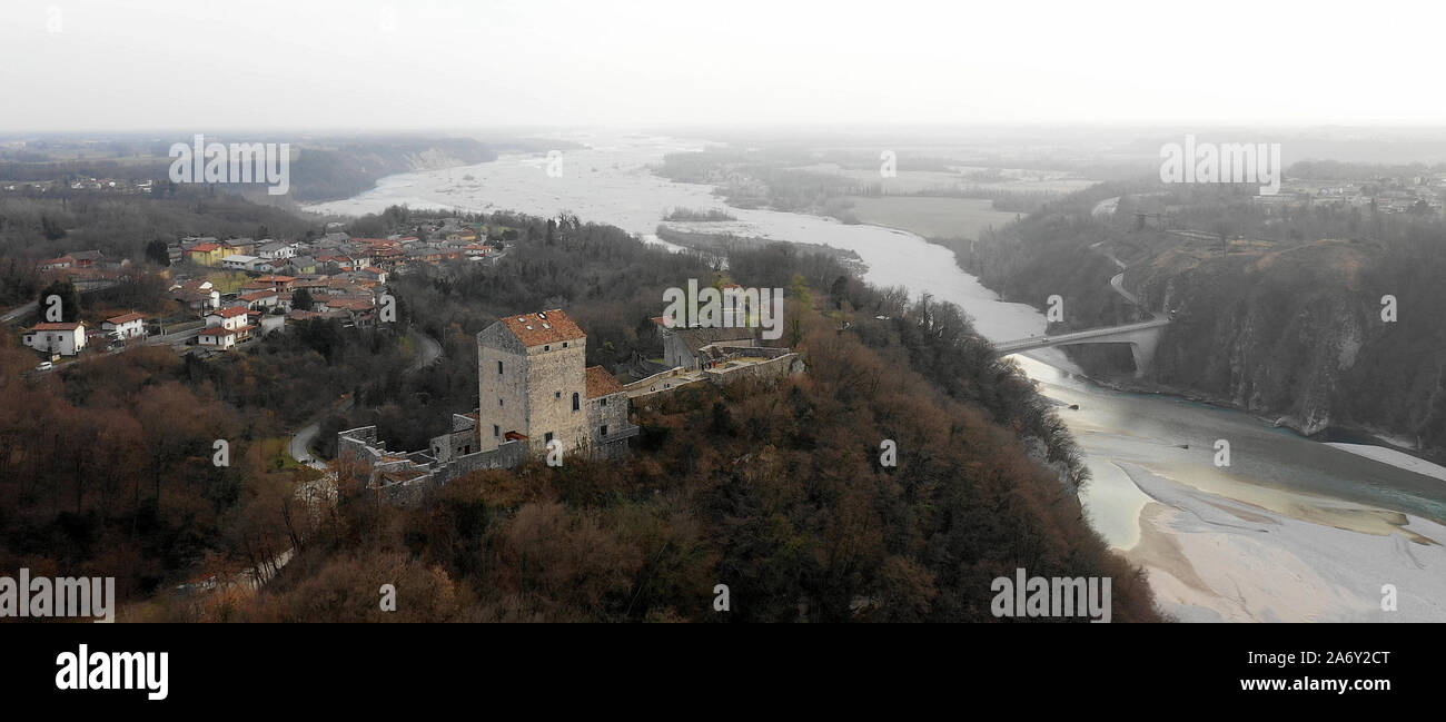 Italy, Friuli region, Tagliamento river Stock Photo