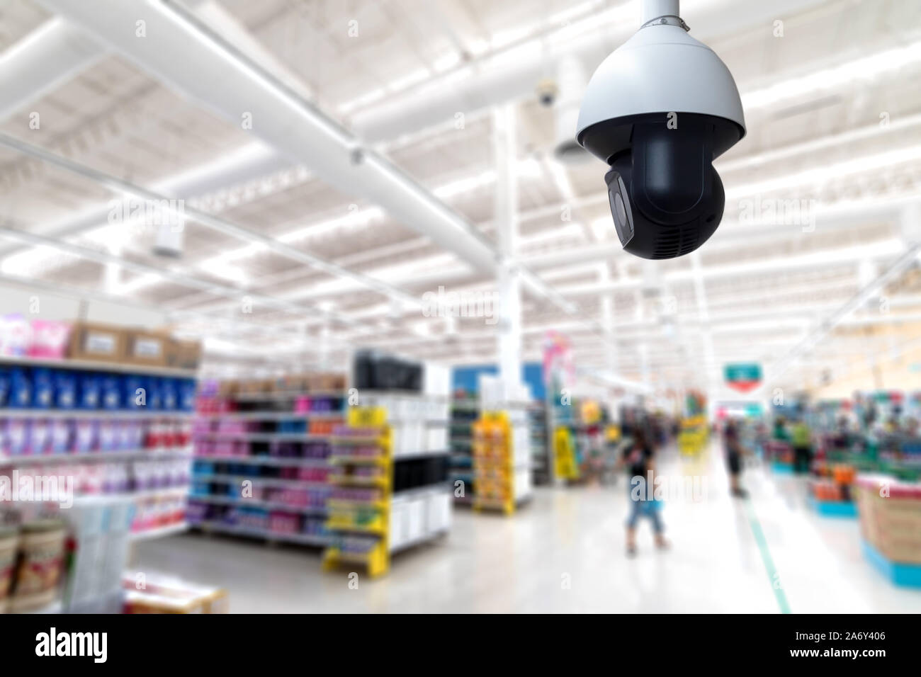 Machine Learning analytics identify person technology , Artificial intelligence concept. Cctv , security camera and Software ui analytics behavior and Stock Photo