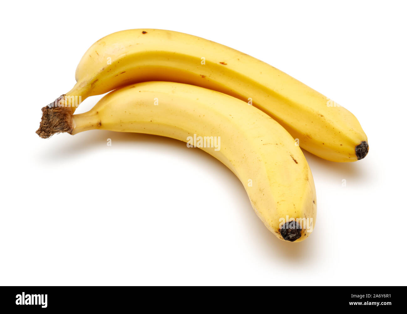Ripe bananas isolated on white background. Studio shot Stock Photo - Alamy