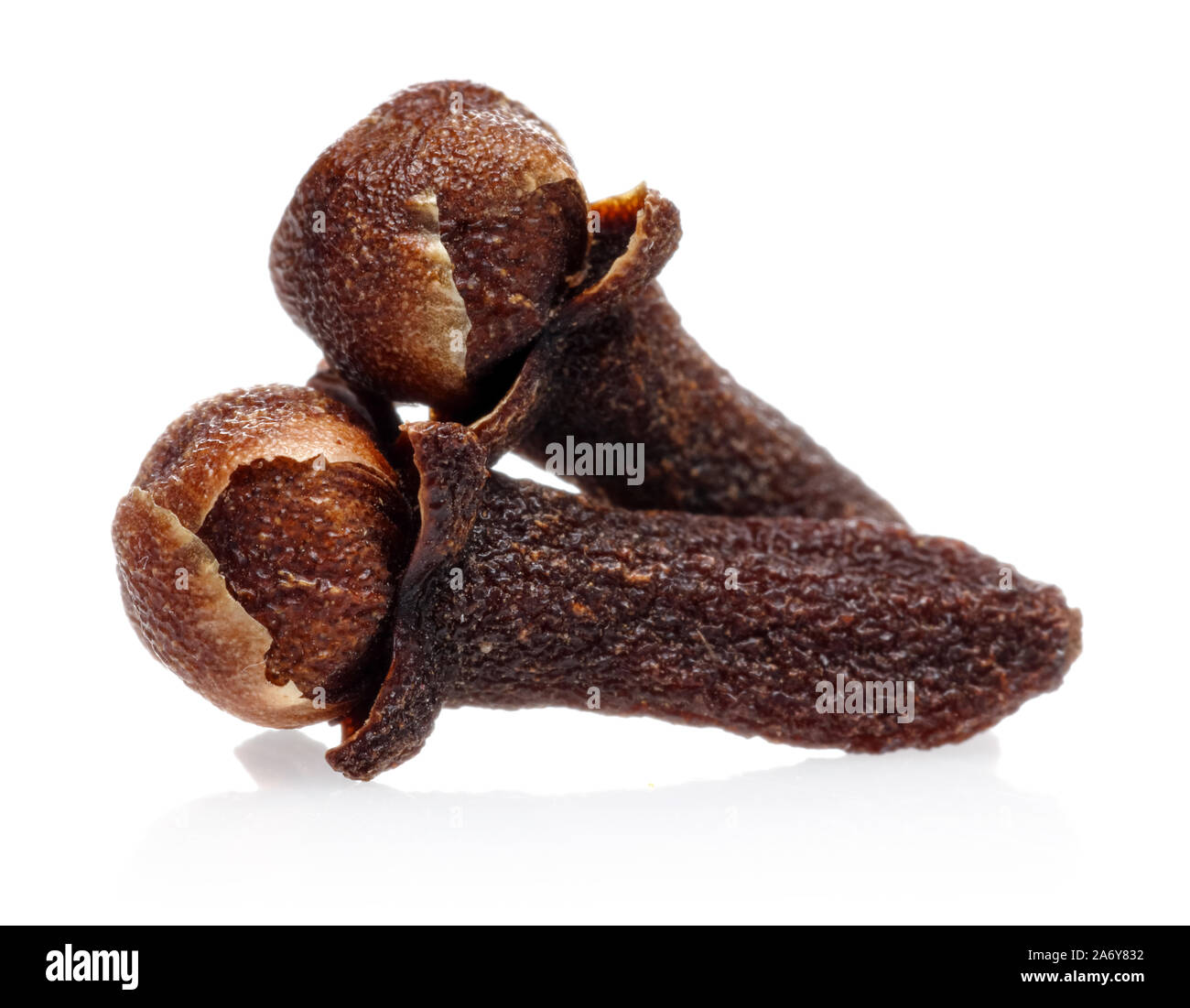 Dry clove buds isolated on white background Stock Photo Alamy