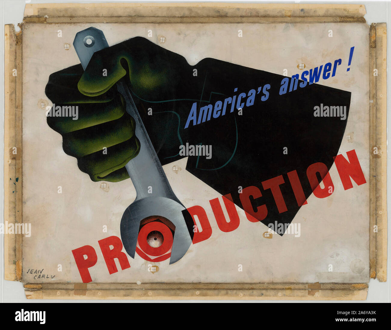 vintage war poster propaganda illustrated artwork Stock Photo - Alamy