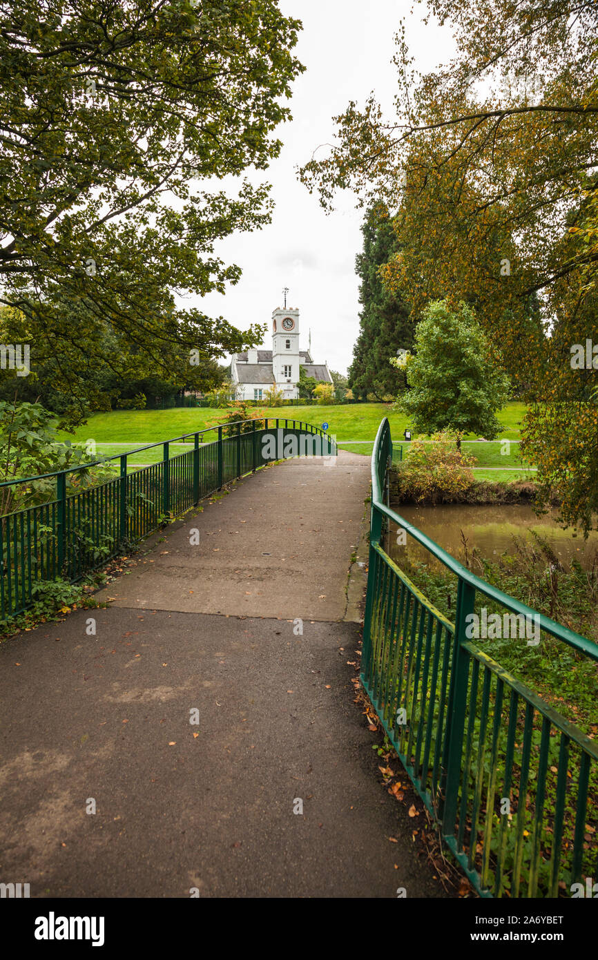 Picturesque view of the South Park in Darlington, north east England