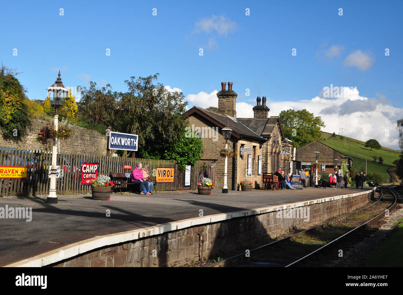 Passengers, Oakworth station, Keighley and Worth Valley Railway Stock