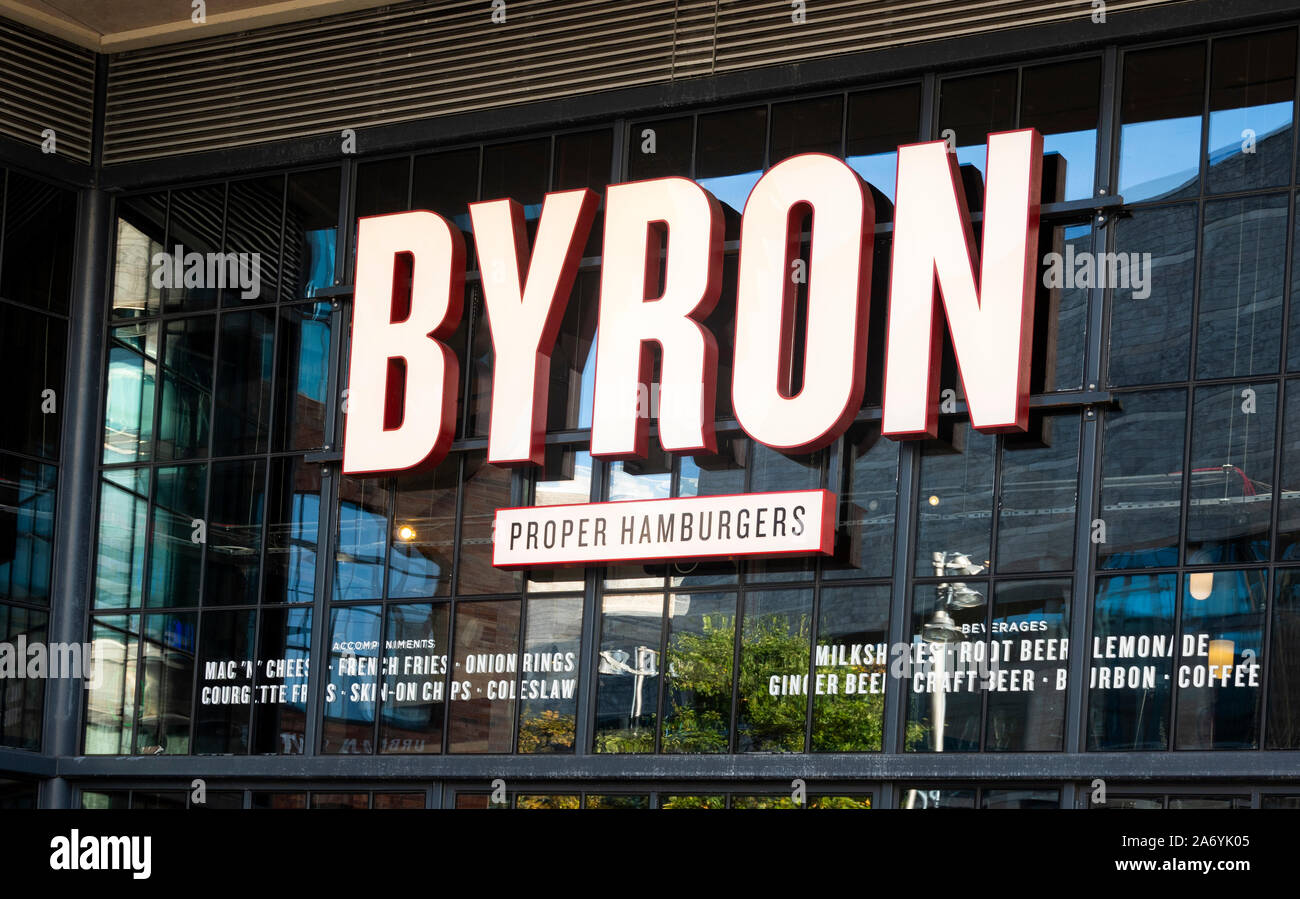 Byron restaurant in Liverpool Stock Photo