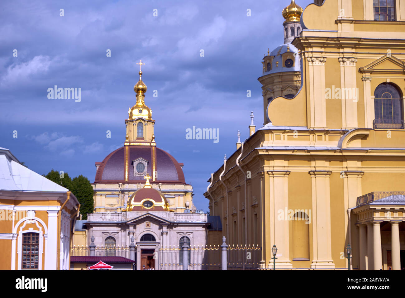 Peter-Paul-Kathedrale, Hasen-Insel, Petersburg, Russland Stock Photo