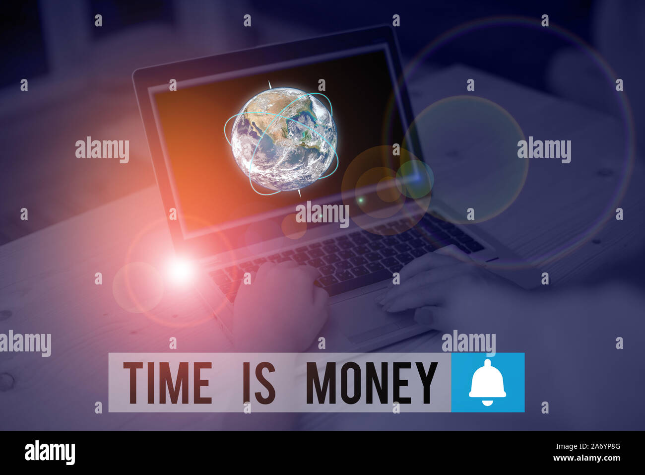 Writing note showing Time Is Money. Business concept for time is a ...