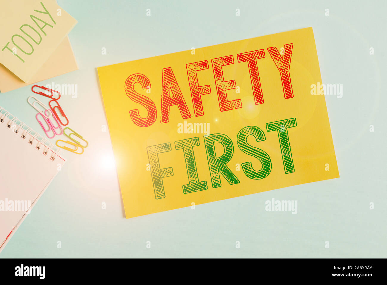 Safety first meaning warning prevention hires stock photography and