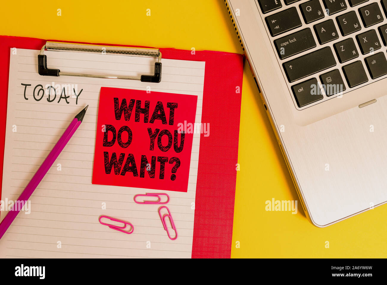 Conceptual hand writing showing What Do You Want Question. Concept ...