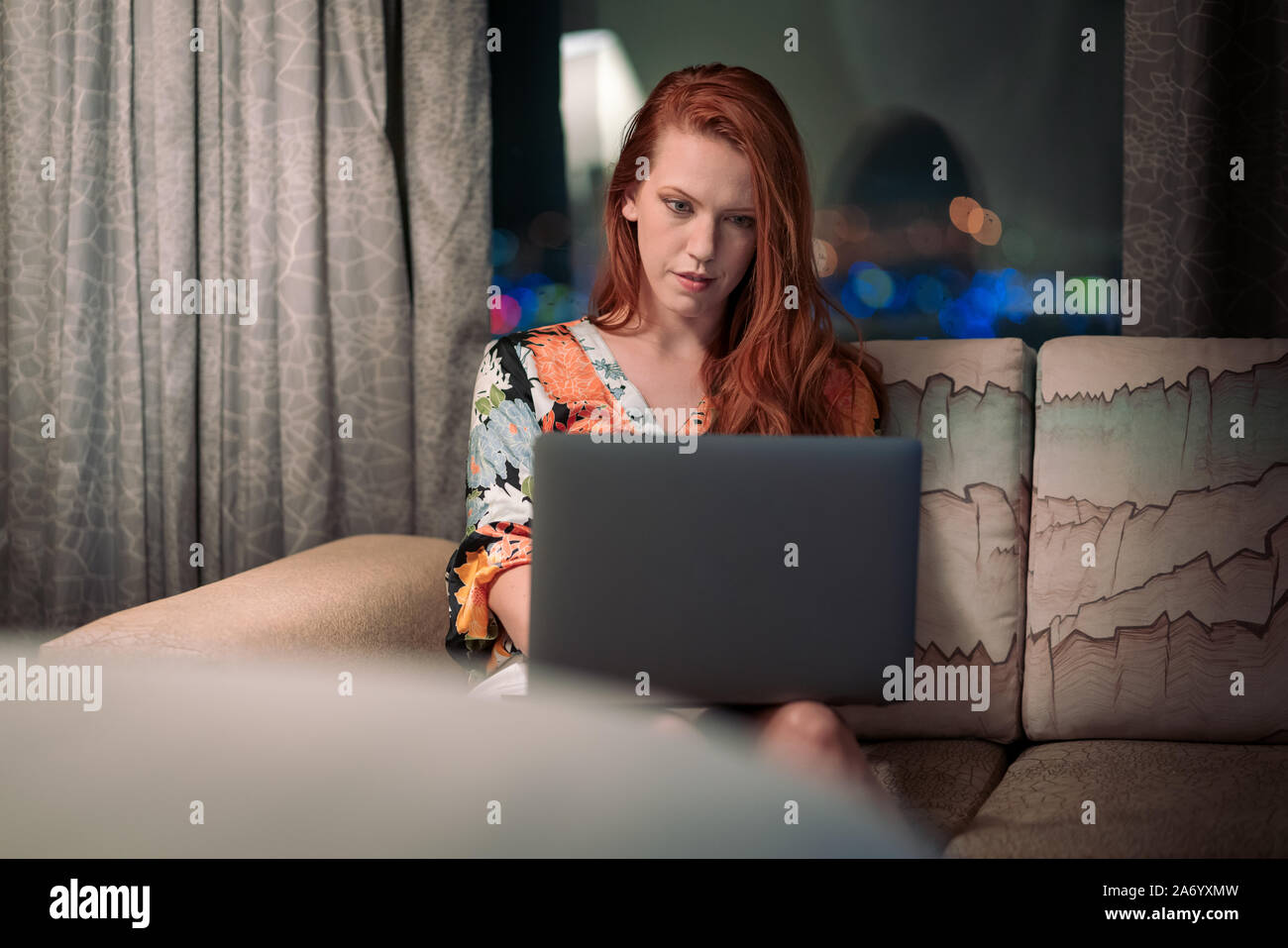 Beautiful middle aged adult redhead hi-res stock photography and images ...