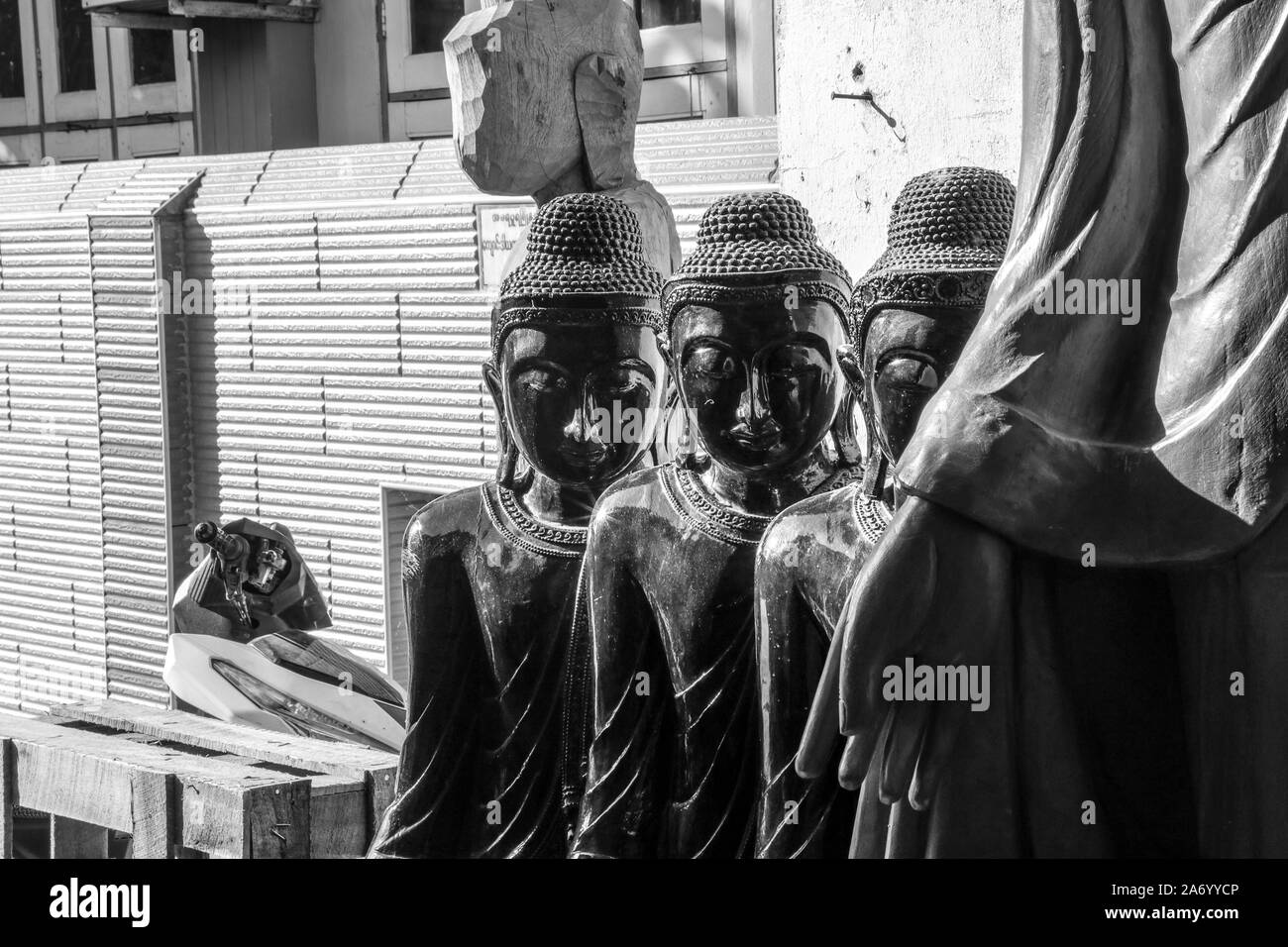 Mandalay Palace Black And White Stock Photos Images Alamy